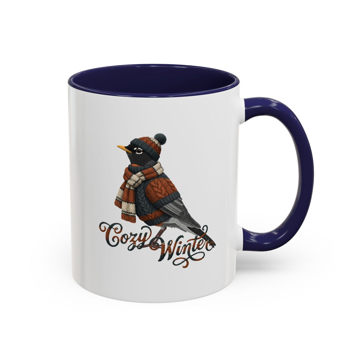 American Robin Mug in Black