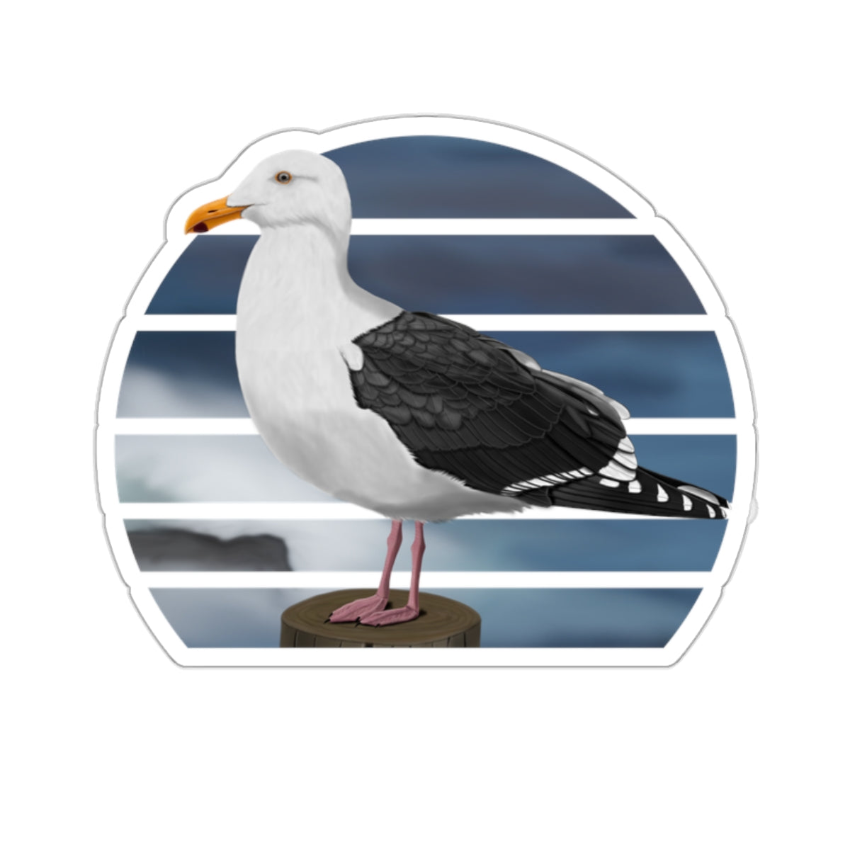 Seagull Bird Sticker