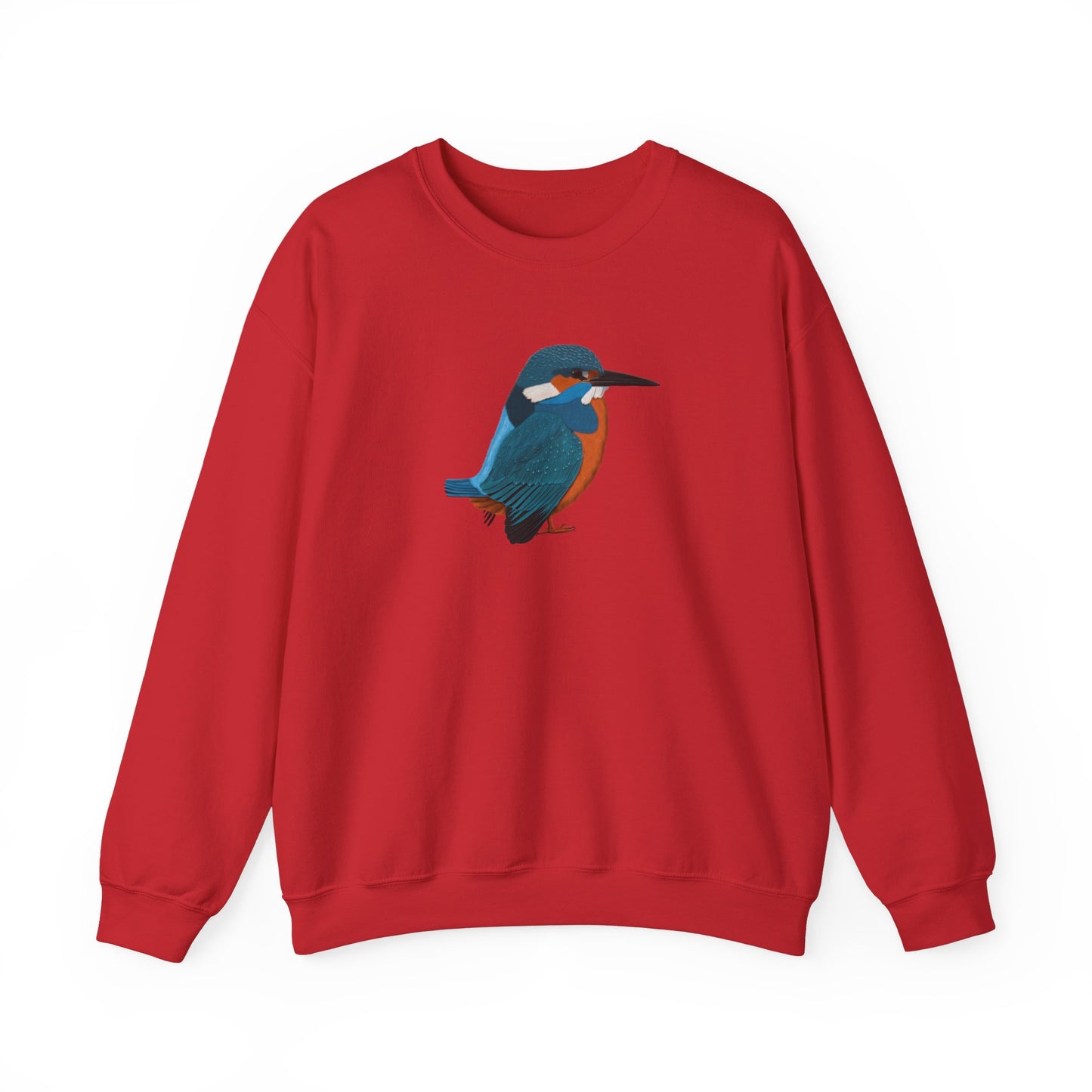 Kingfisher Bird Watcher Biologist Crewneck Sweatshirt