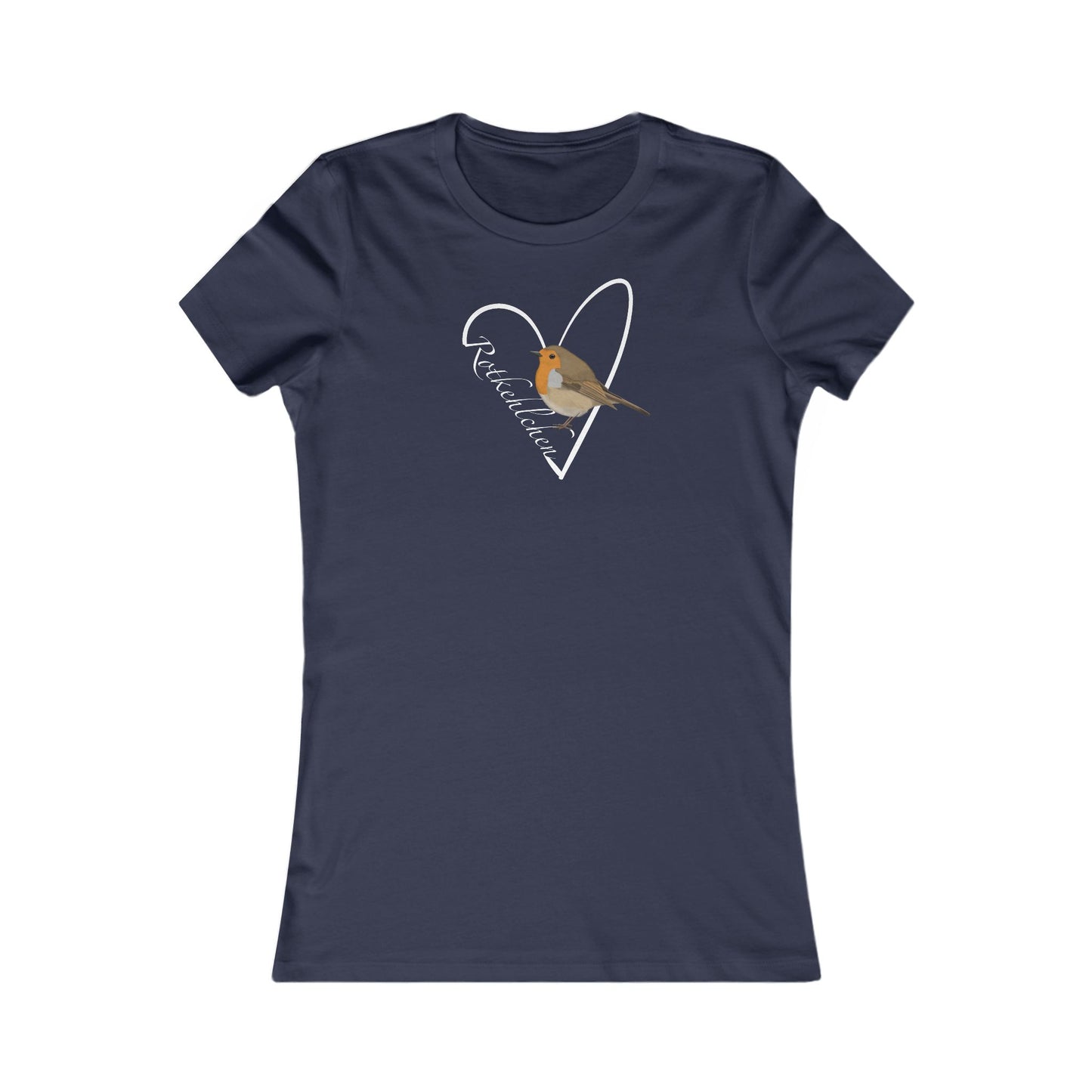 Rotkehlchen Frauen T-Shirt – Bird Graphic Tee und Watching Stil