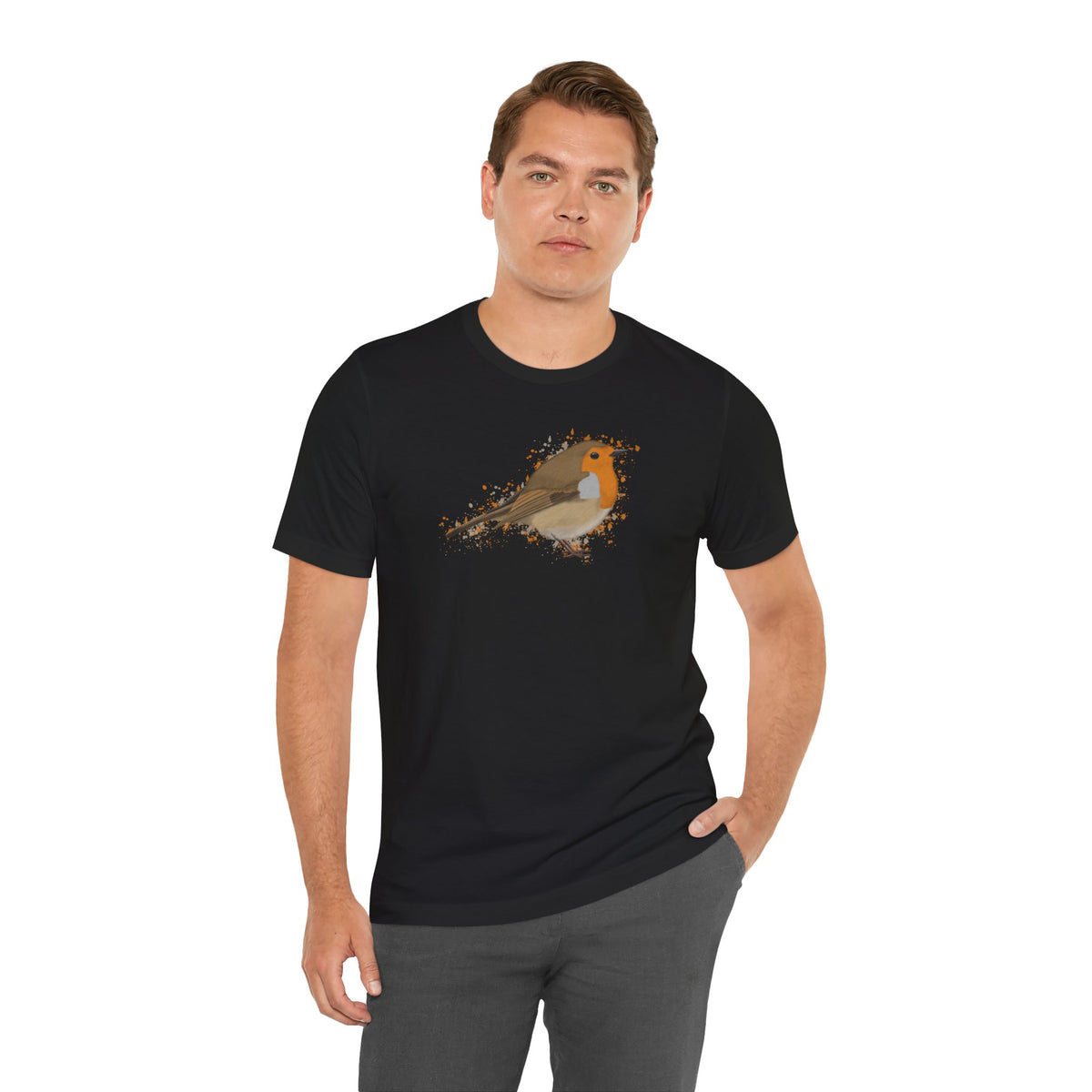 T-shirt Rouge-gorge pour les amateurs d'oiseaux