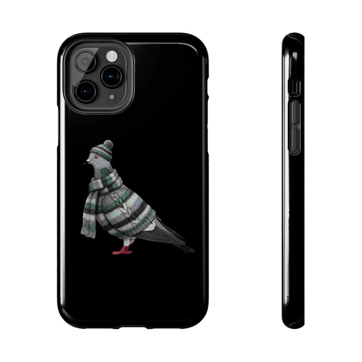 Pigeon Phone Case – Dual-Layer iPhone with Bird Art – The Perfect Gift for Ornithologists & Lovers