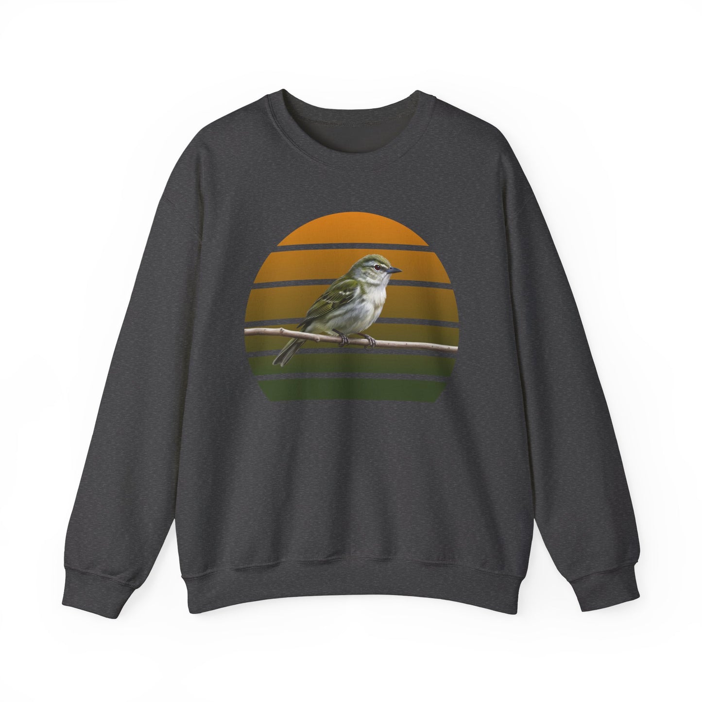 Red-Eyed Vireo Sweatshirt | Songbird Crewneck | Unique Birder Gift | Unisex Wildlife Pullover