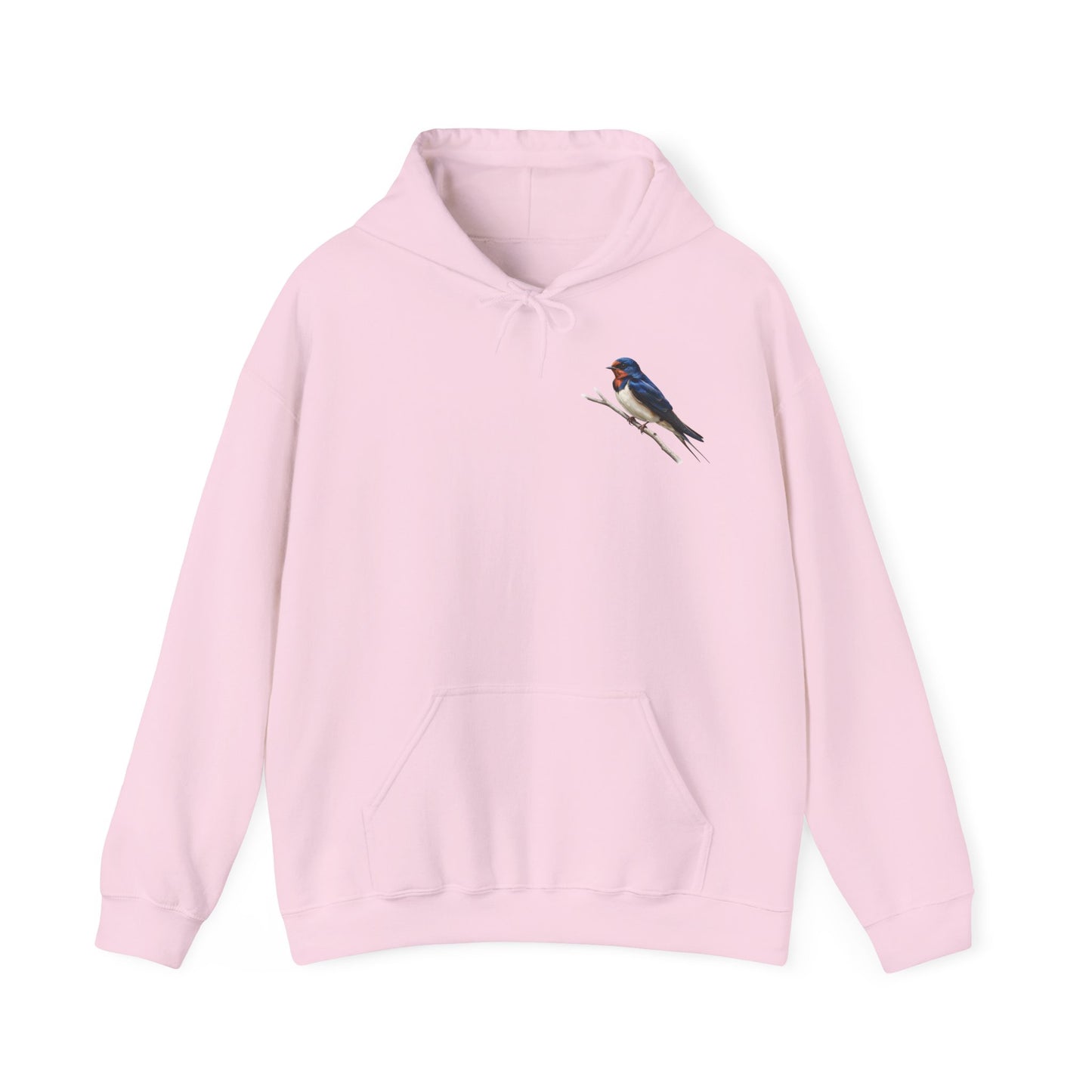 Rauchschwalbe Vogel Hoodie - Kapuzenpullover für Vogelbeobachter & Naturliebhaber mit Vogelmotiv