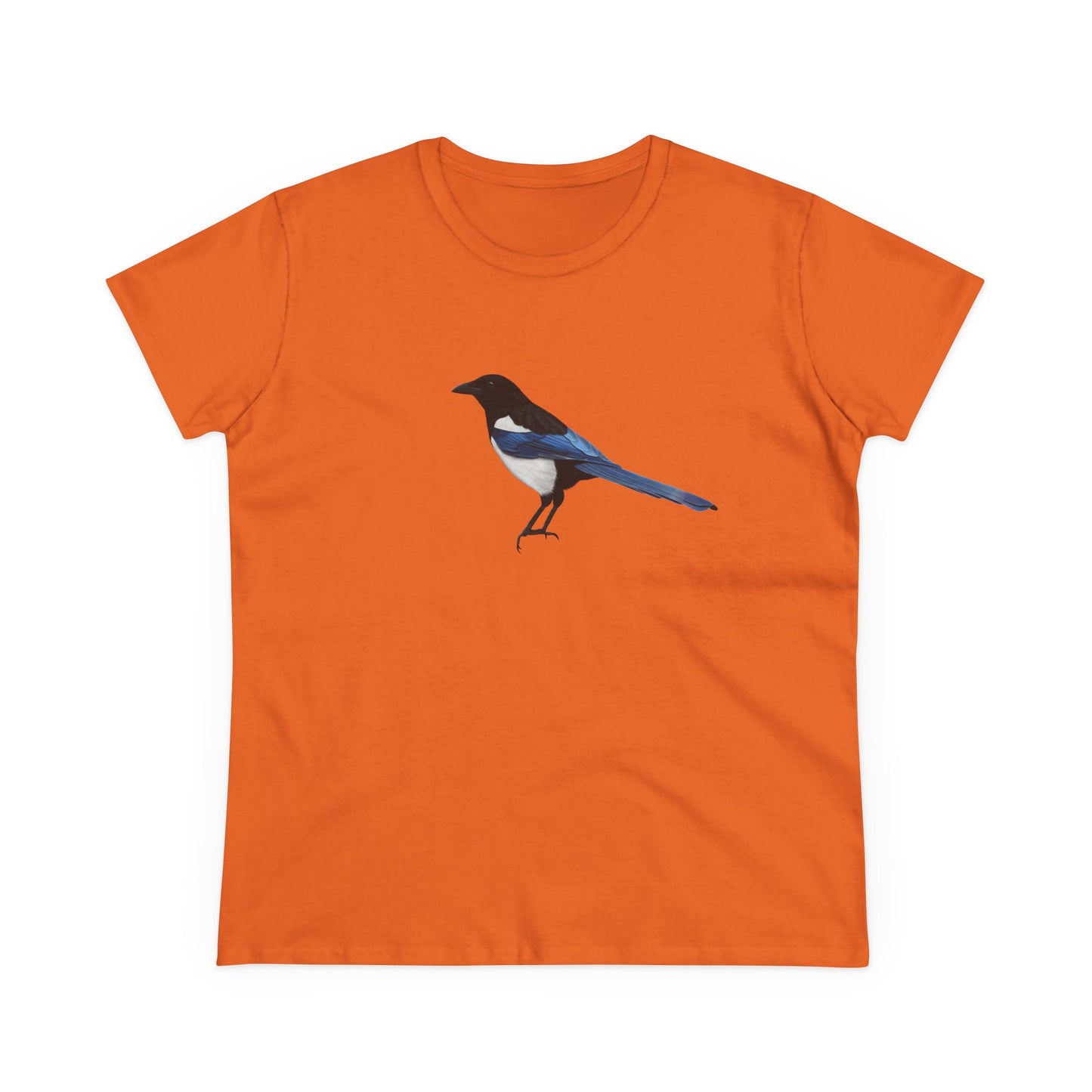 Magpie Bird Design for Birdwatchers and Bird Lovers Women's T-Shirt