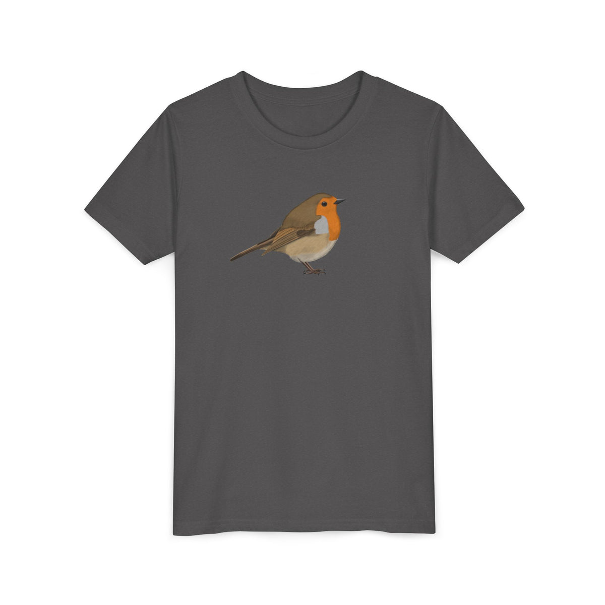 European Robin Birding & Birdwatching Bird Youth T-Shirt – Bright Kids Clothing, T-Shirts