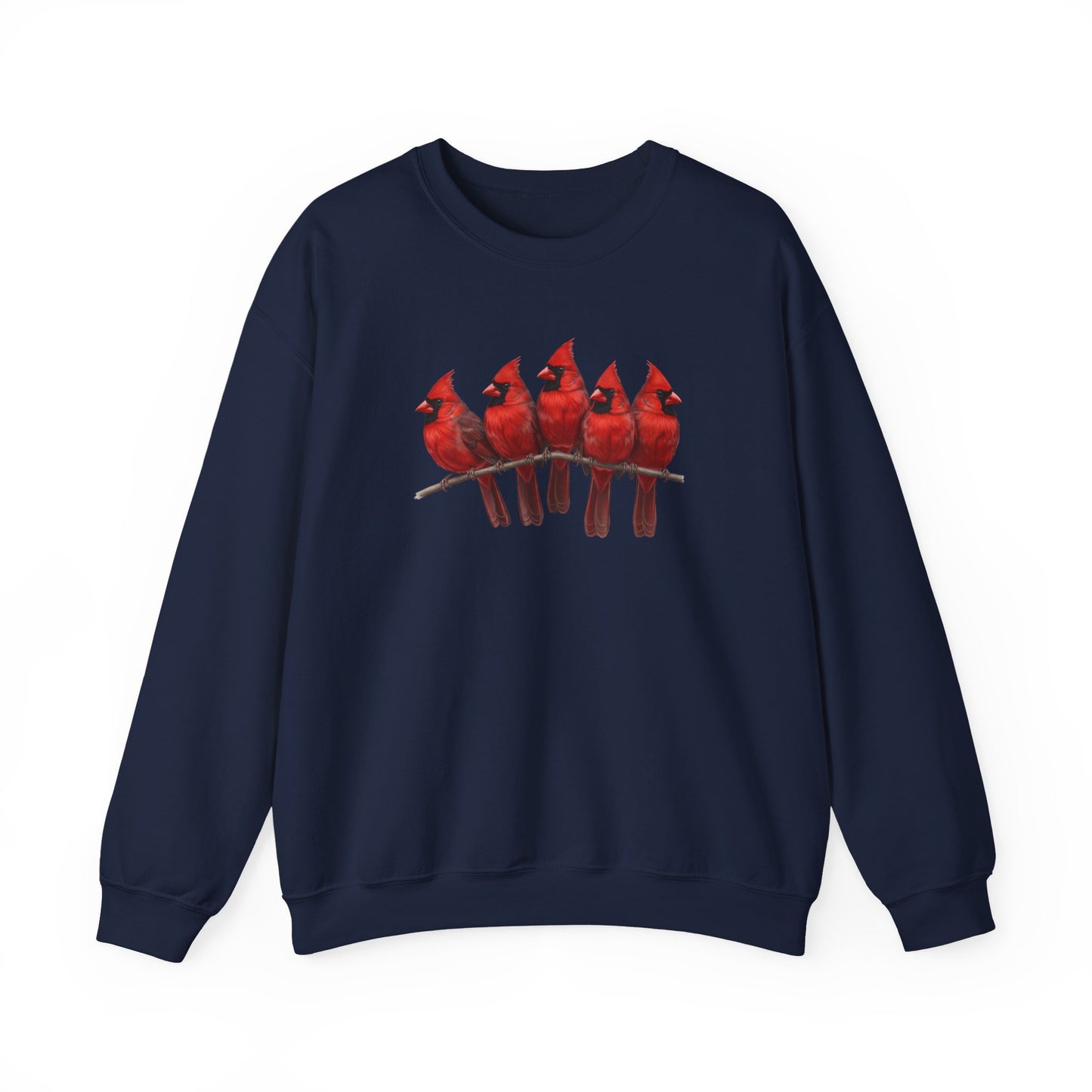 Cardinals Sweatshirt | Bird Watcher Crewneck | Unisex Songbird Gift for Bird Lovers