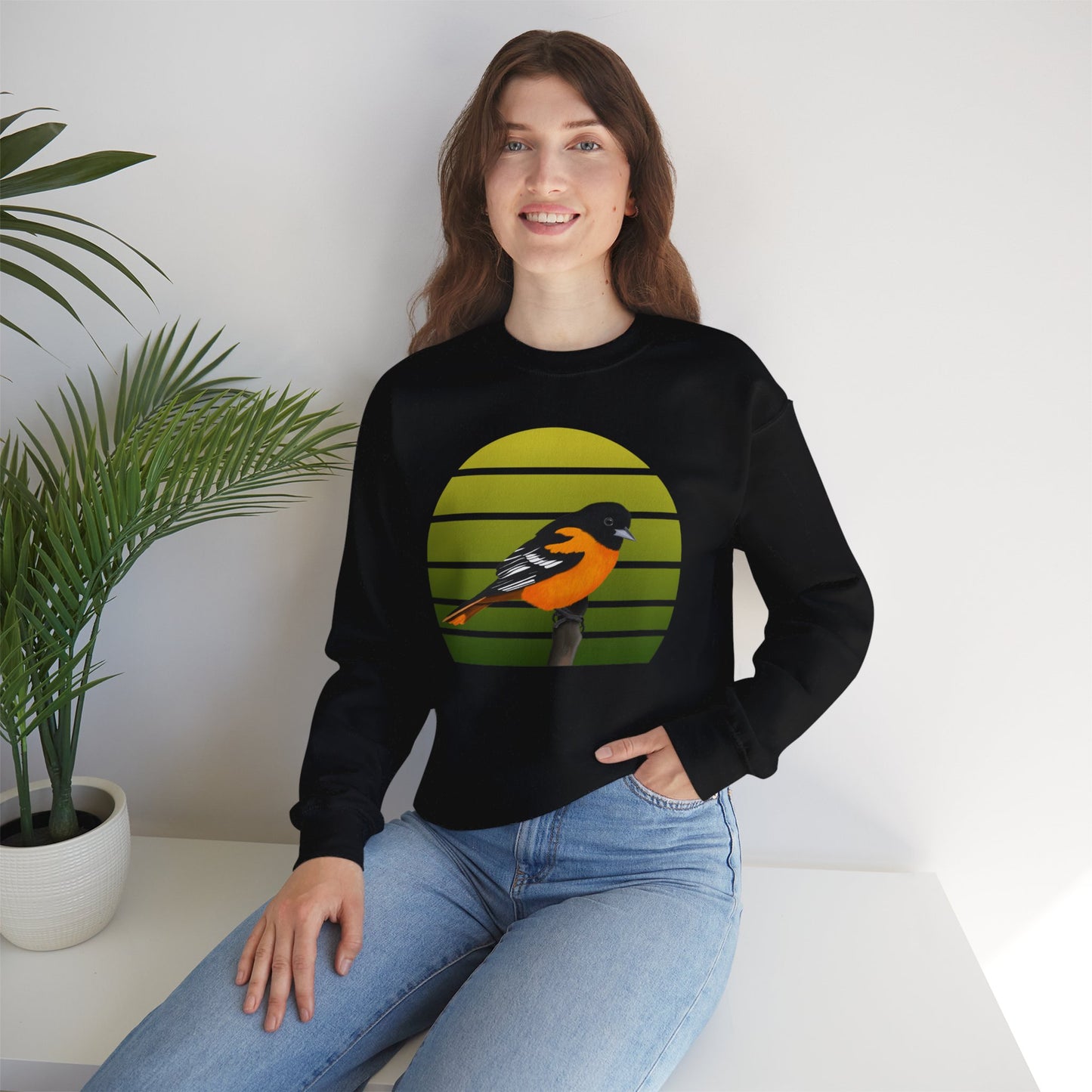 Baltimore Oriole Birdlover Ornithologist Bird Sweatshirt