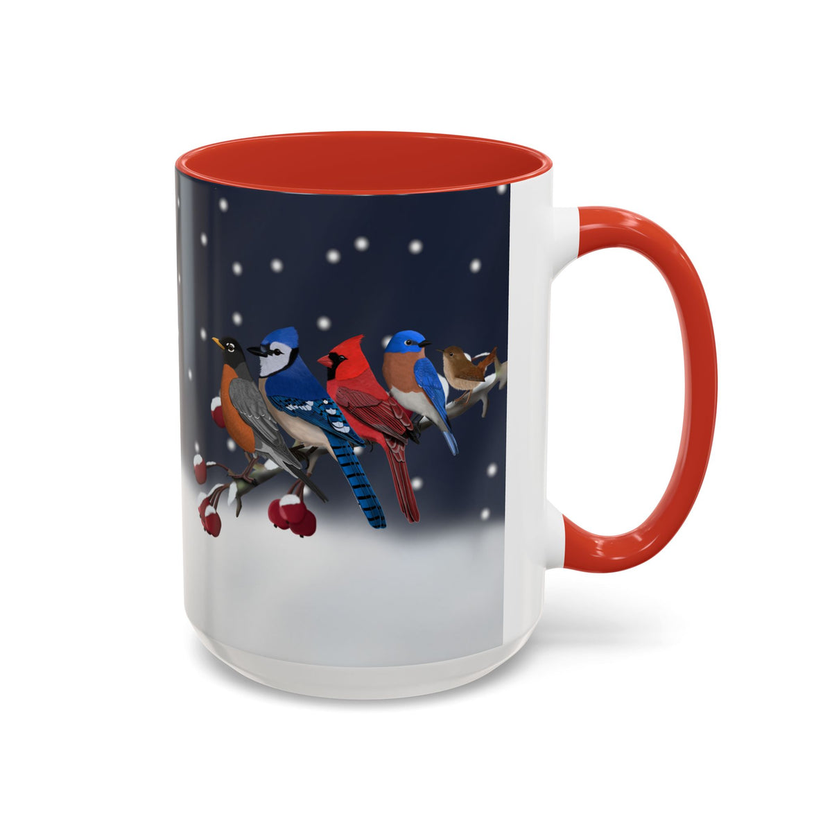 Backyard Birds Coffee Mug | Ceramic Christmas Gift for Bird Lovers