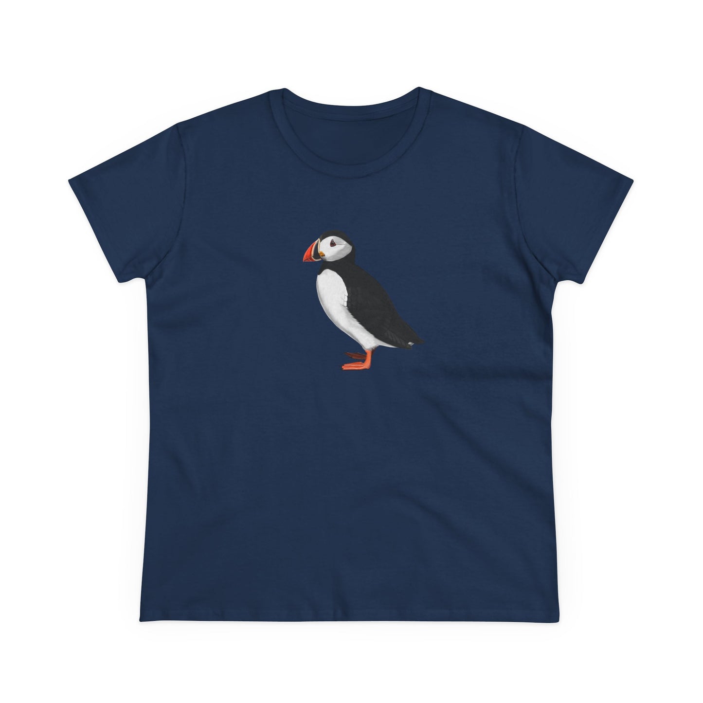 Puffin Bird Design for Birdwatchers and Bird Lovers Women's T-Shirt