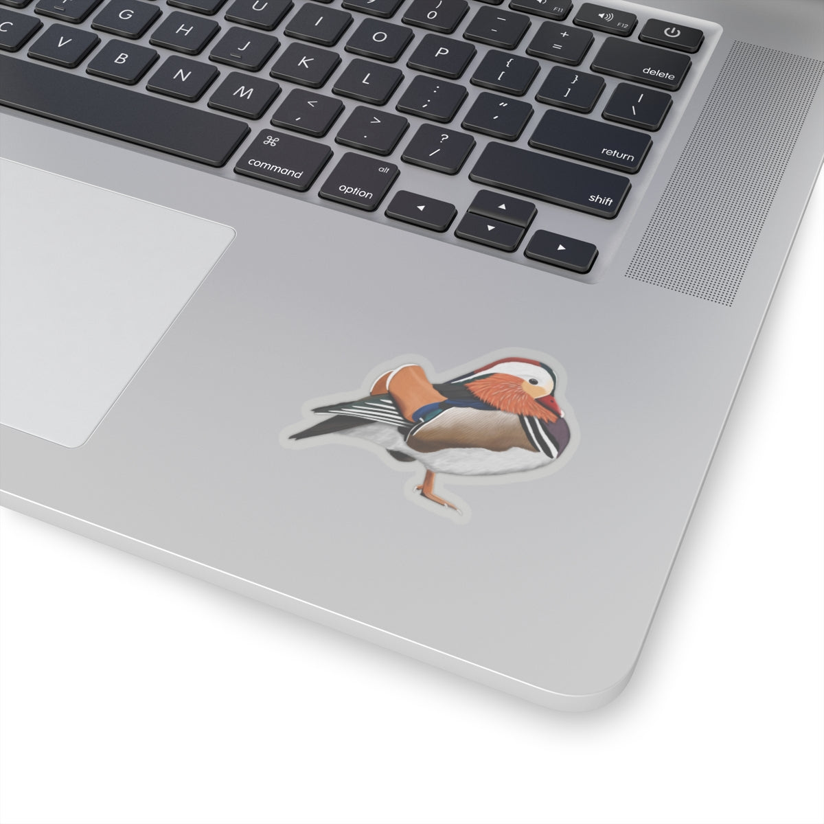 Mandarin Duck Bird Kiss-Cut Sticker - jz.birds
