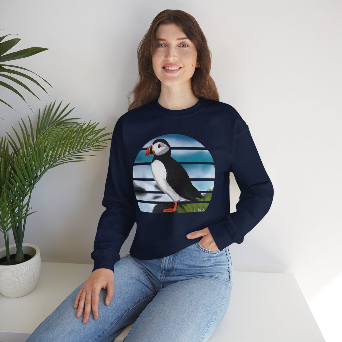 Puffin Birdlover Ornithologist Bird Sweatshirt