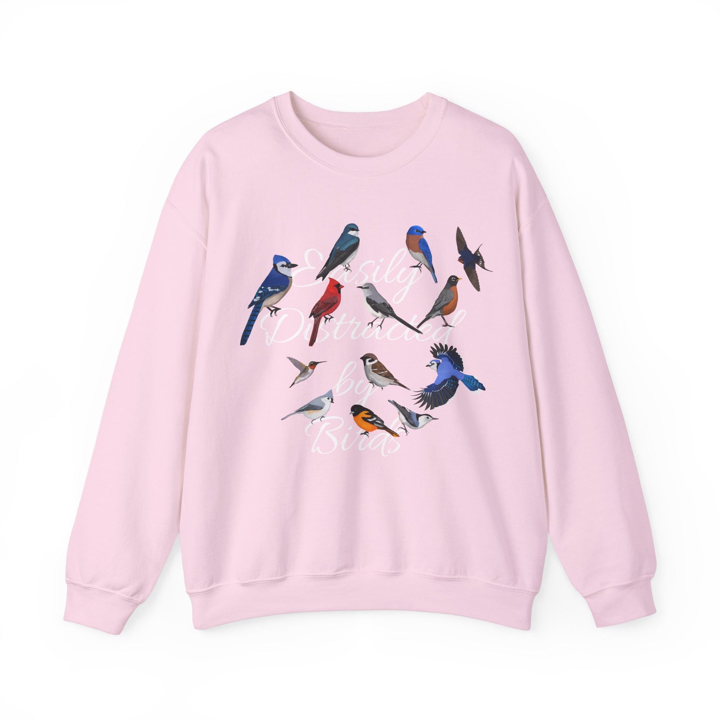Hummingbird, Blue Jay and Cardinal Bird Sweatshirt – Animal Lover Gift Avian Enthusiast style