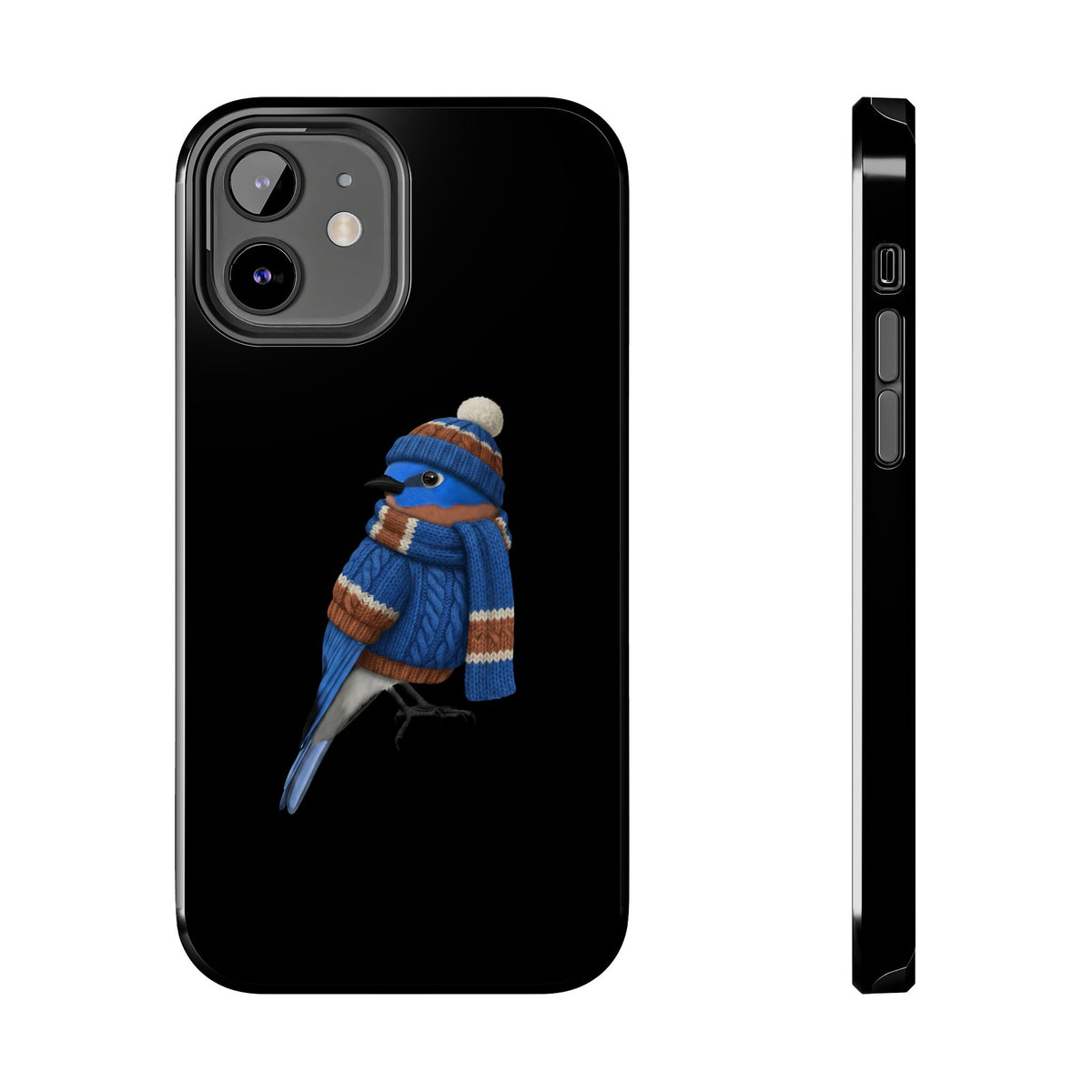 Bluebird Dual-Layer iPhone Case with Bird Art – The Perfect Gift for Ornithologists & Lovers – Phone