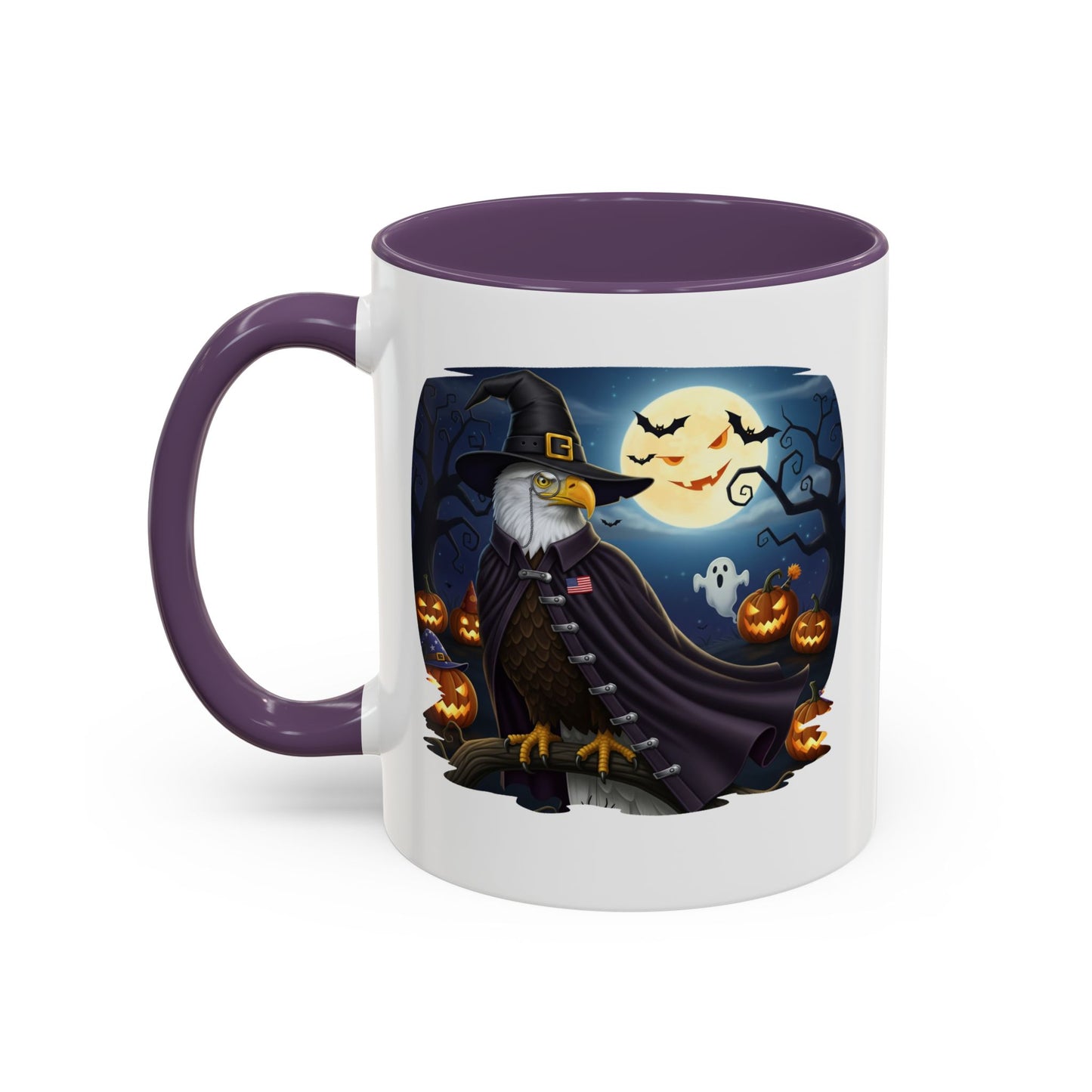 Bald Eagle Halloween Bird Mug - A Spooky & Funny Halloween Cup