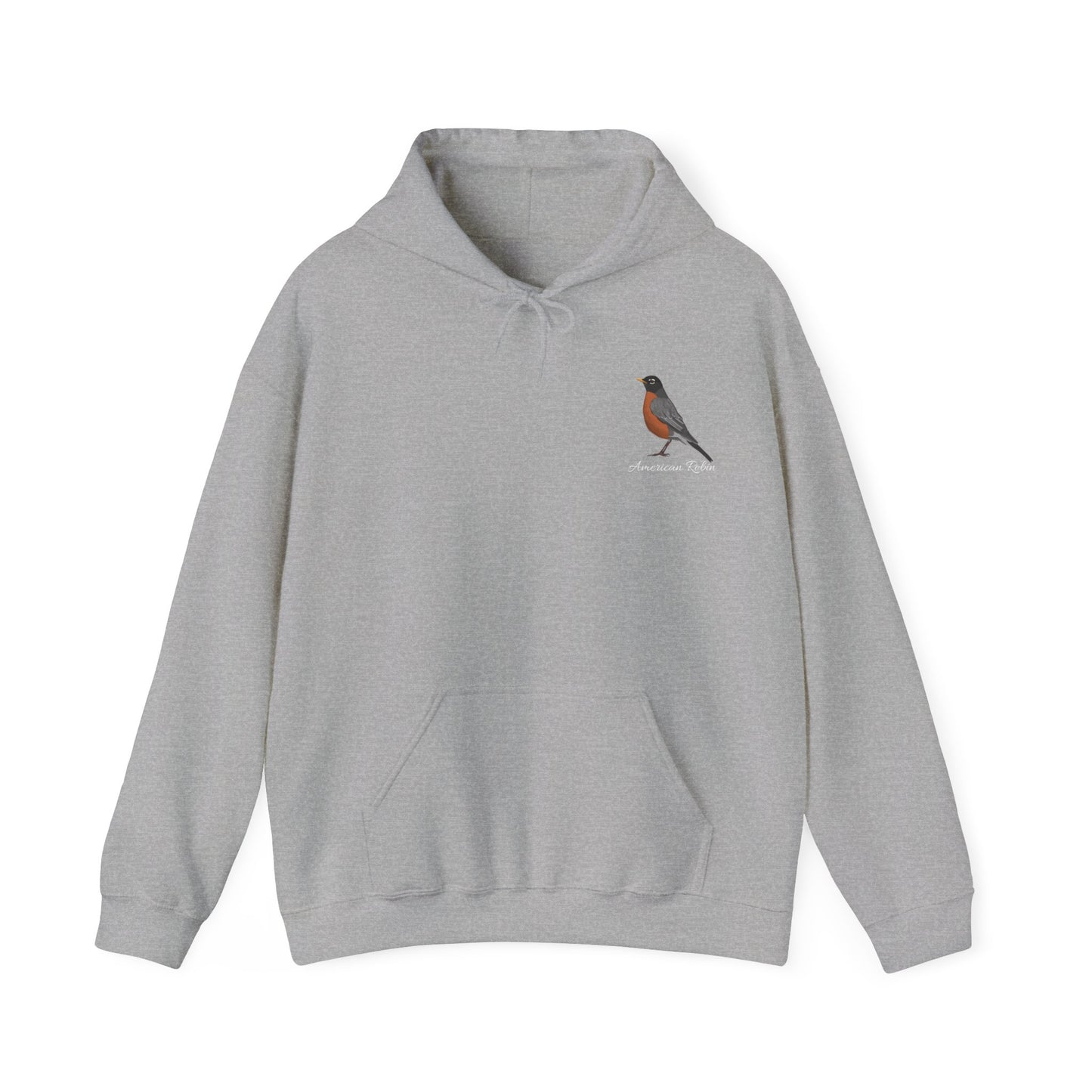 American Robin Birding Birdwatching Bird Hoodie
