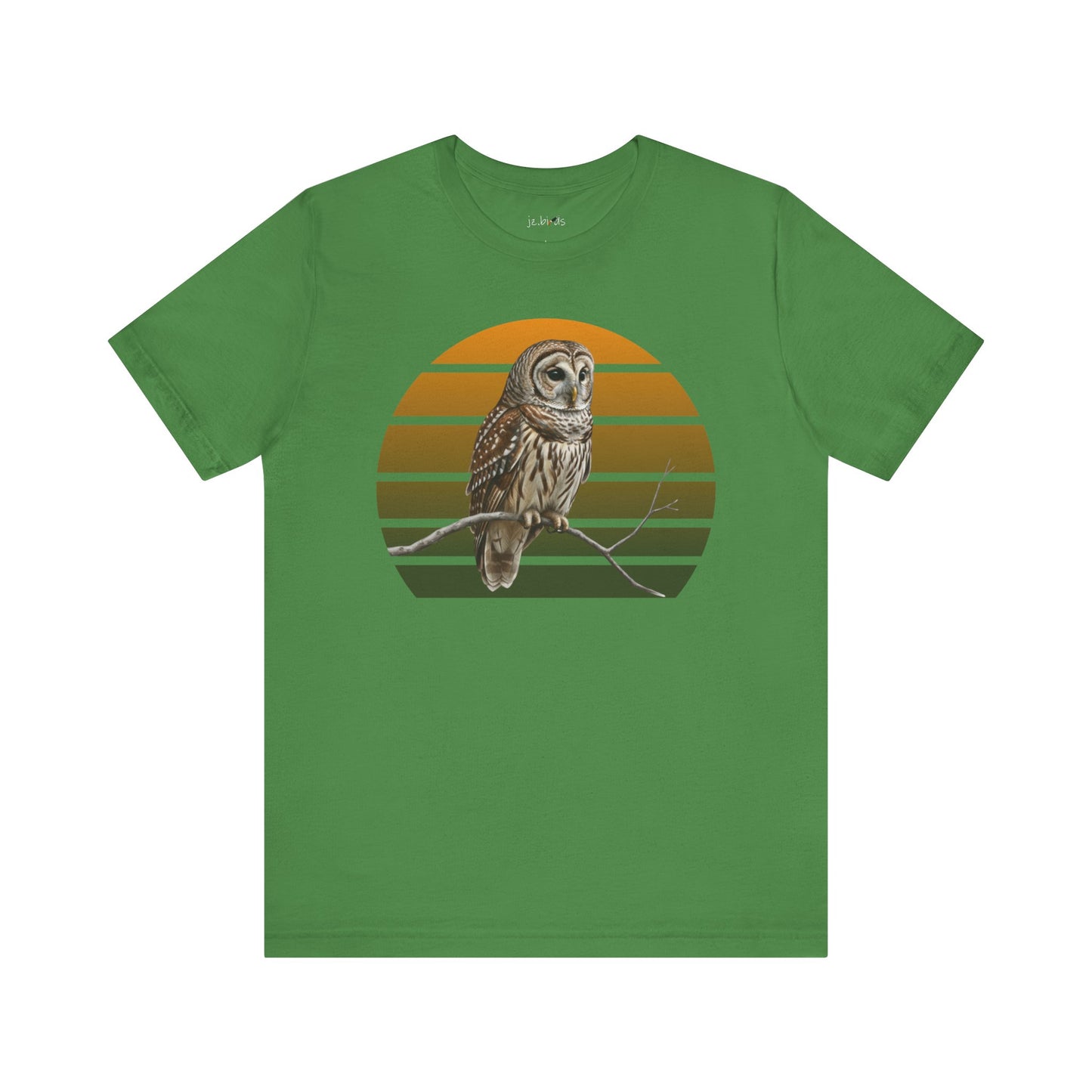 Barred Owl T-Shirt | Unisex Retail Fit Bird Lover Tee | Wildlife Birder Gift