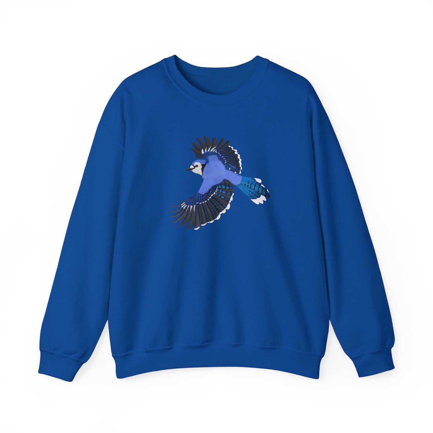 Blue Jay Bird Watcher Biologist Crewneck Sweatshirt