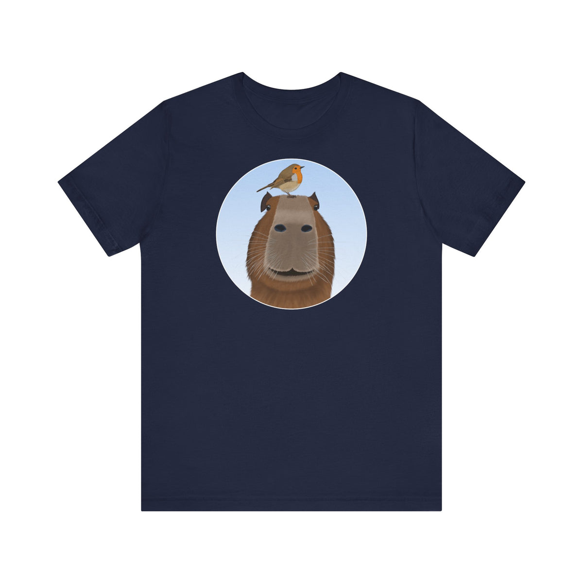 Rotkehlchen T-Shirt in Black