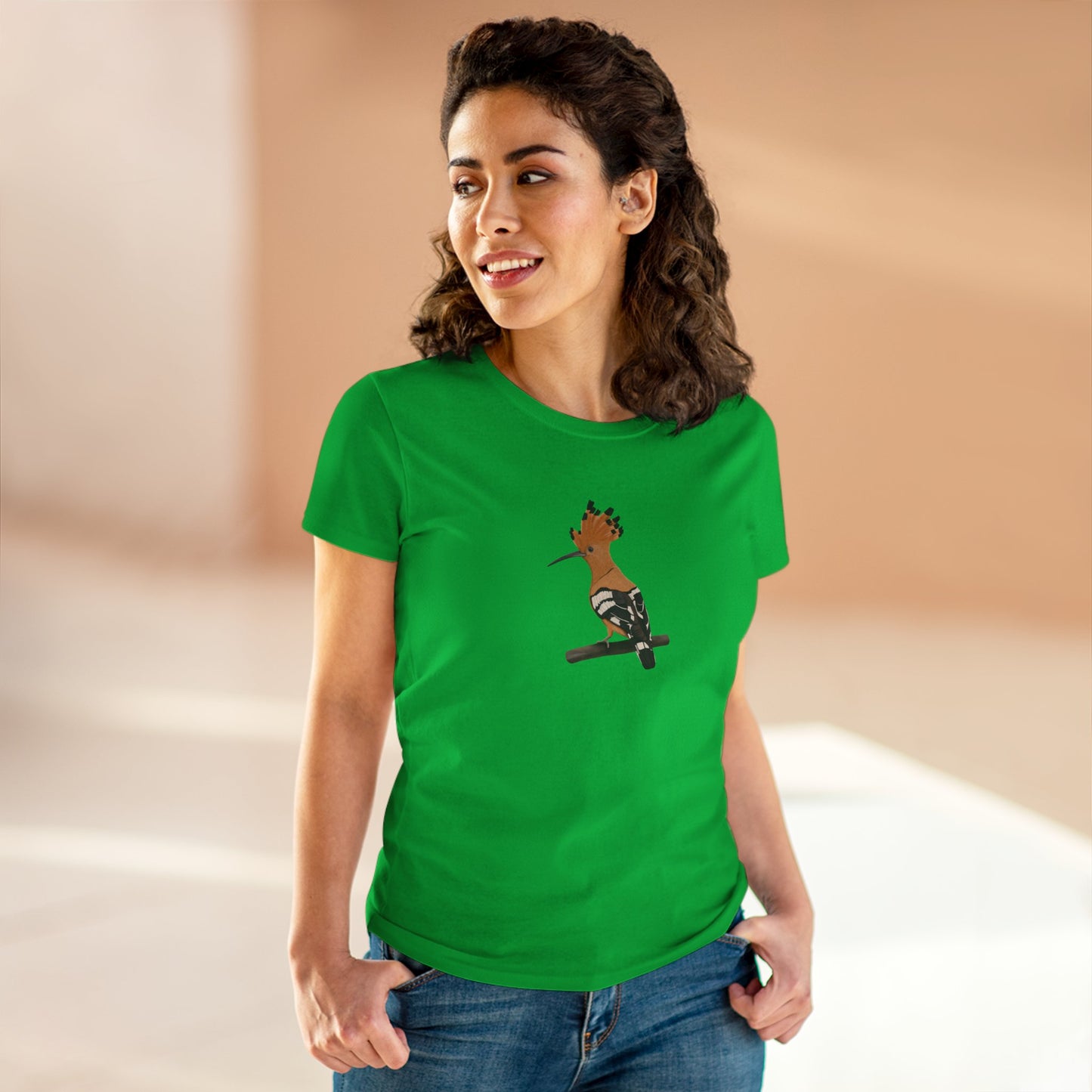 Hoopoe Bird Design for Birdwatchers and Bird Lovers Women's T-Shirt