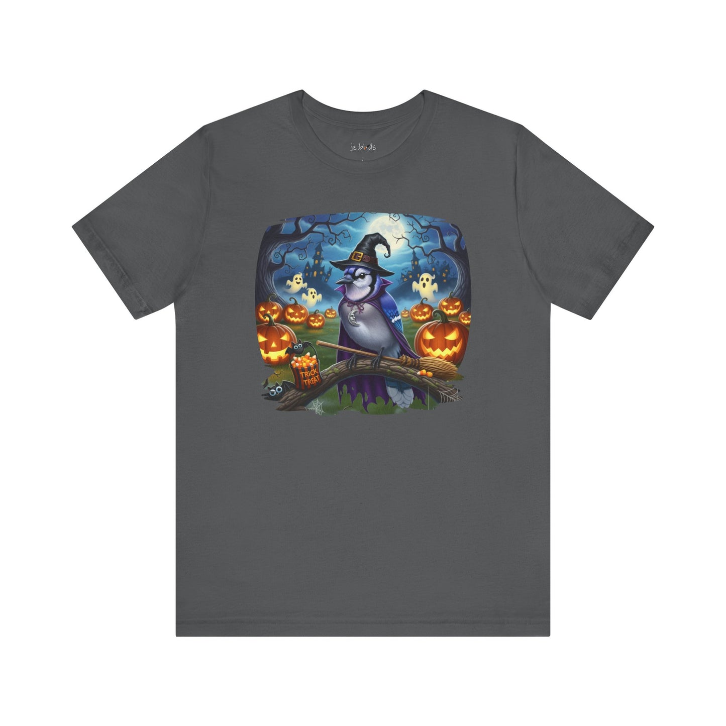 Blue Jay Halloween Bird T-Shirt - Spooky Halloween Costume for Bird Lovers