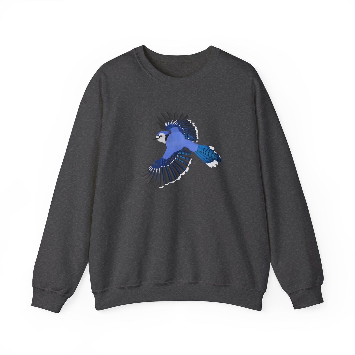 Blue Jay Bird Watcher Biologist Crewneck Sweatshirt