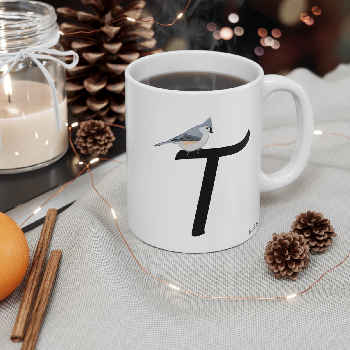 Tufted Titmouse Mug – 11oz and Home & Living style