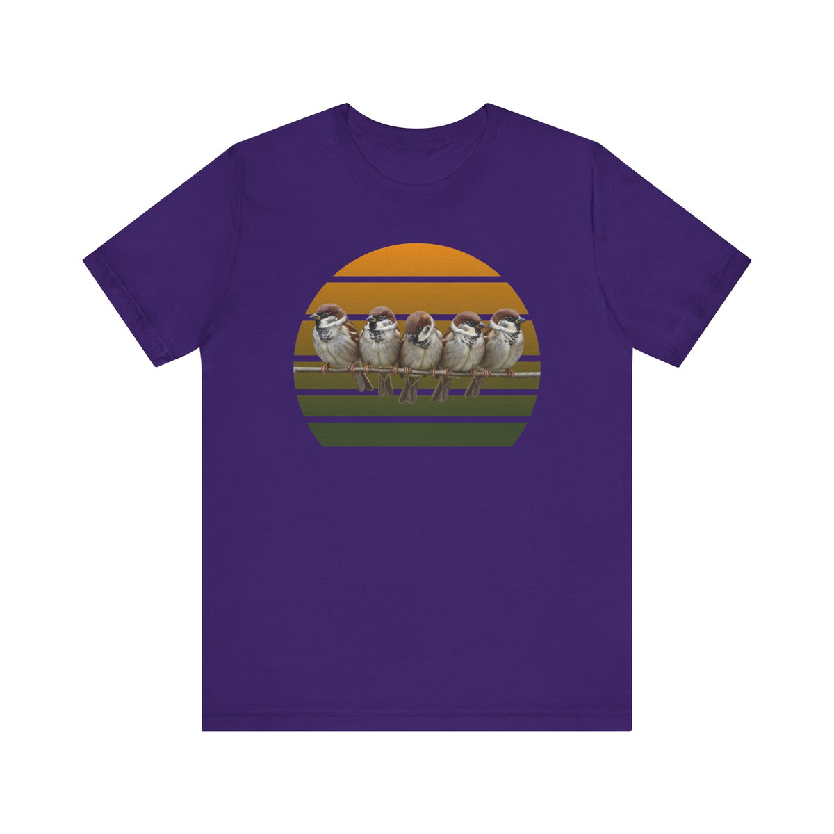 Spatzen Premuim T-Shirt | Geschenk für Vogelbeobachter | jz.birds