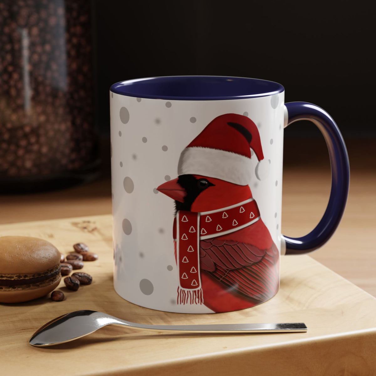 カーディナルクリスマスバードコーヒーマグ