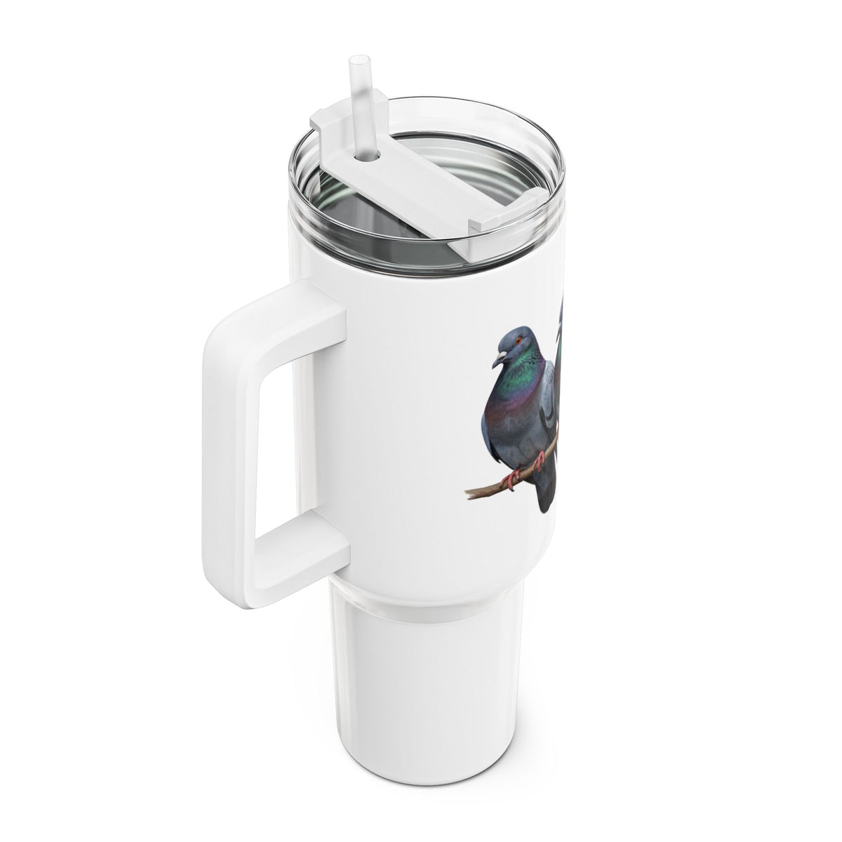 Tauben Thermo-Tumbler 40oz (1,2L) – Edelstahl Isolierbecher für Vogelbeobachter – tumbler,