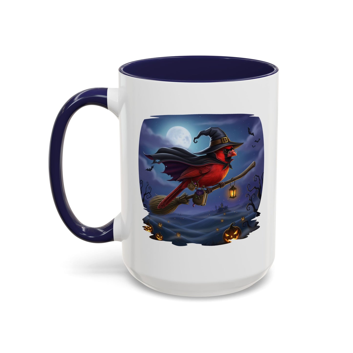 Cardinal Halloween Bird Mug - Perfect for Spooky Season