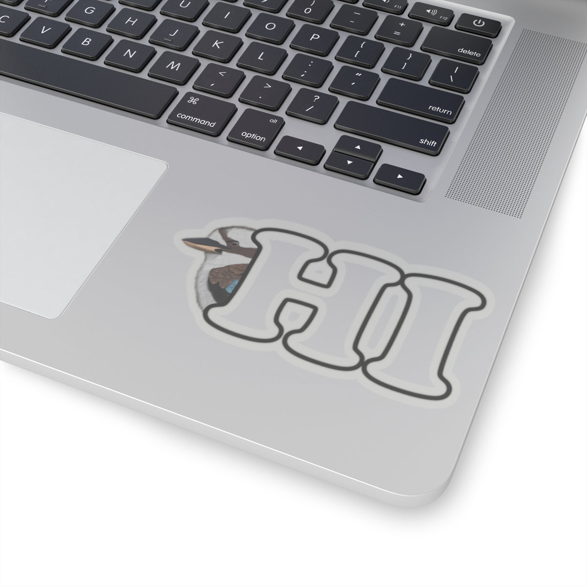Kookaburra Hi Bird Kiss-Cut Sticker