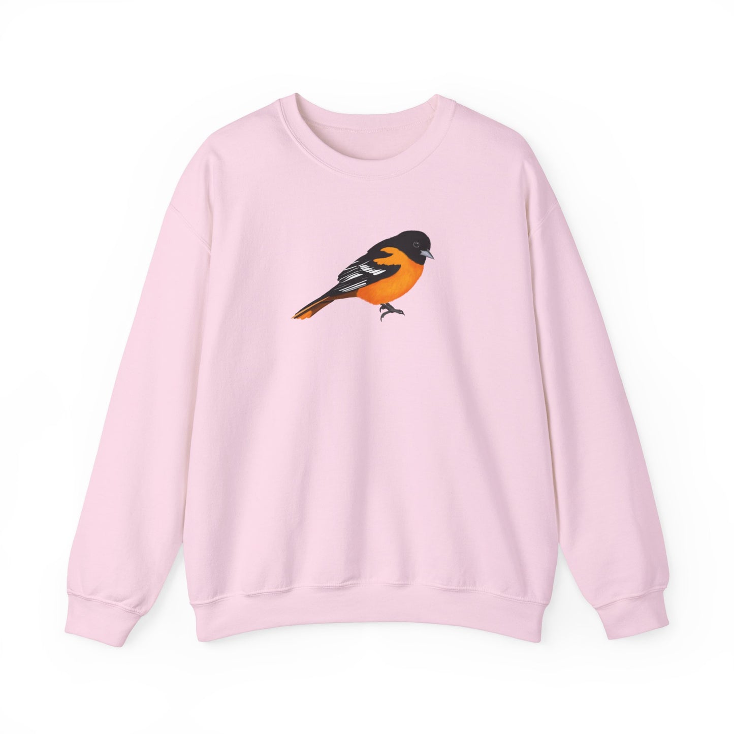 Baltimore Oriole Bird Watcher Biologist Crewneck Sweatshirt