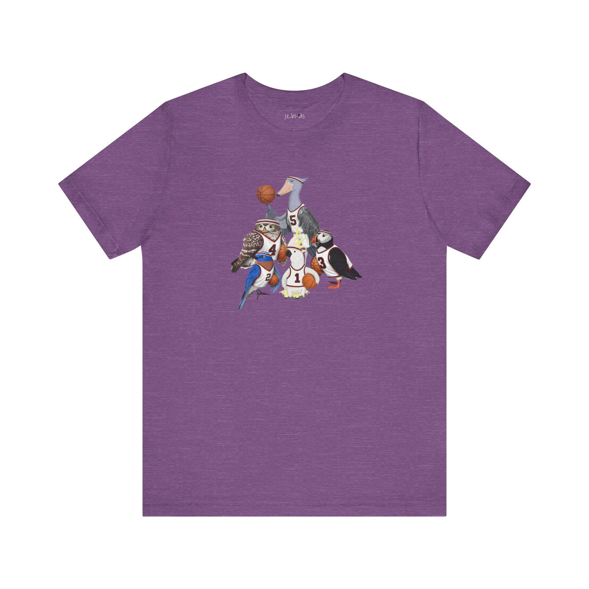 Funny Basketball Bird T-Shirt – Unique Hoops Fan Gift – Soft, Unisex Tee for Players & Fans –