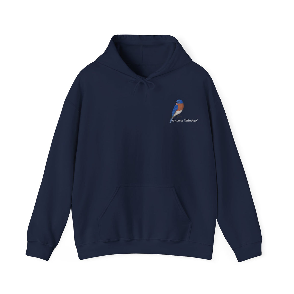 Eastern Bluebird Hoodie in Dark Heather