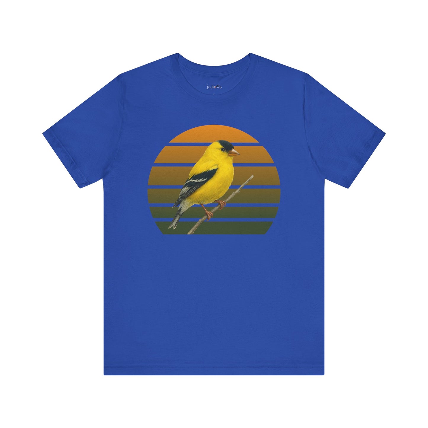 American Goldfinch T-Shirt | Unisex Retail Fit Bird Lover Tee | Wildlife Birder Gift
