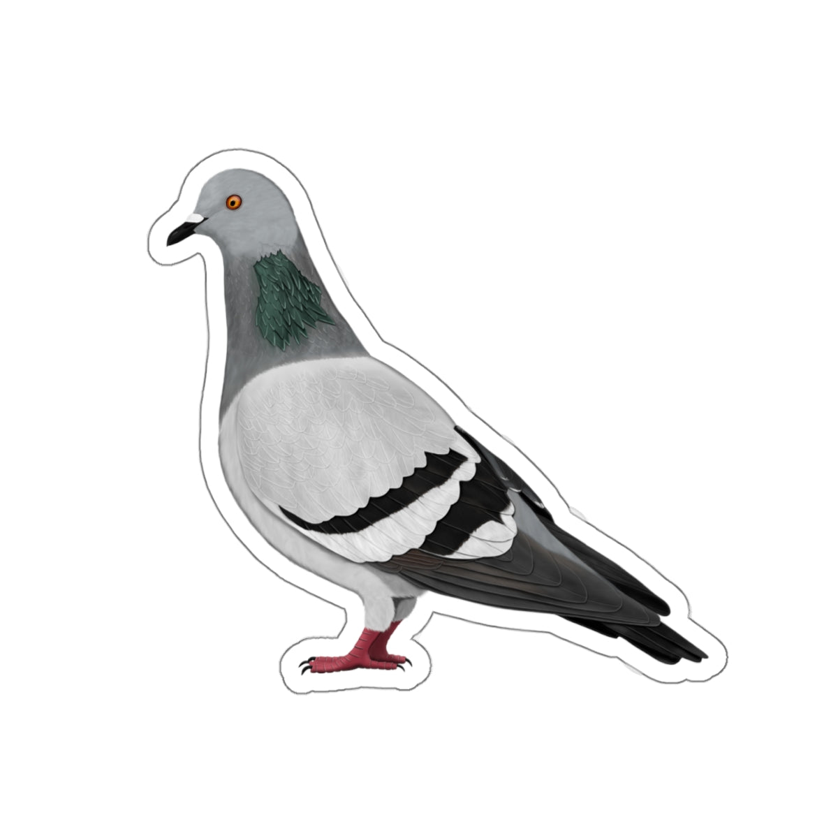Pigeon Bird Kiss-Cut Stickers