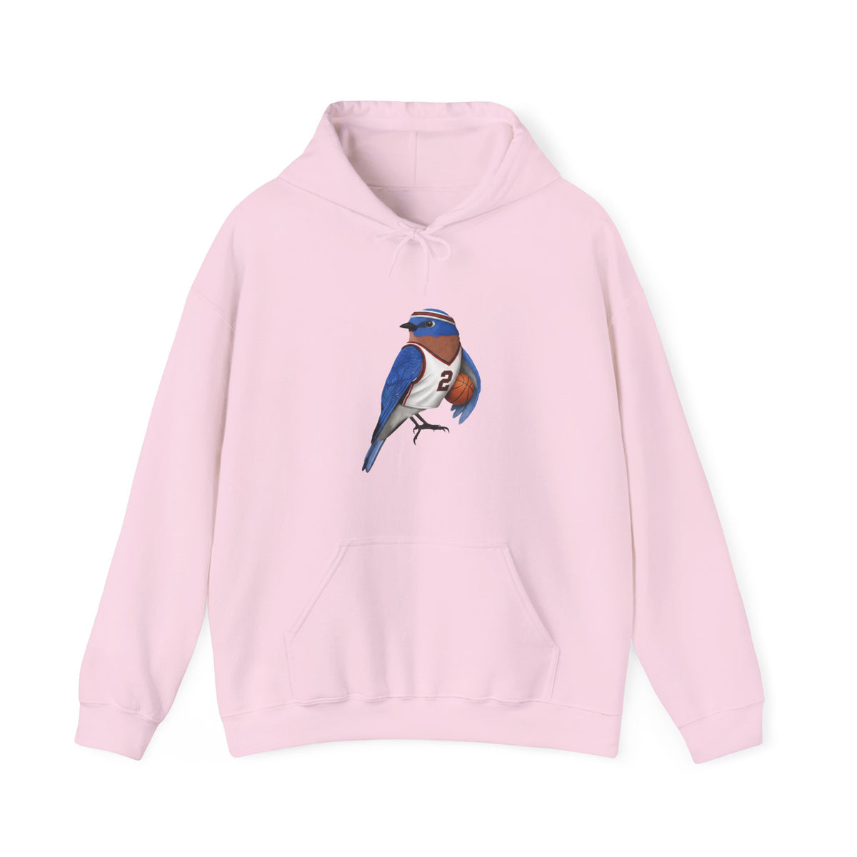 Bluebird Funny Basketball Bird Hoodie – Unique Hoops Fan Gift – Soft, Unisex Jumper for Players –