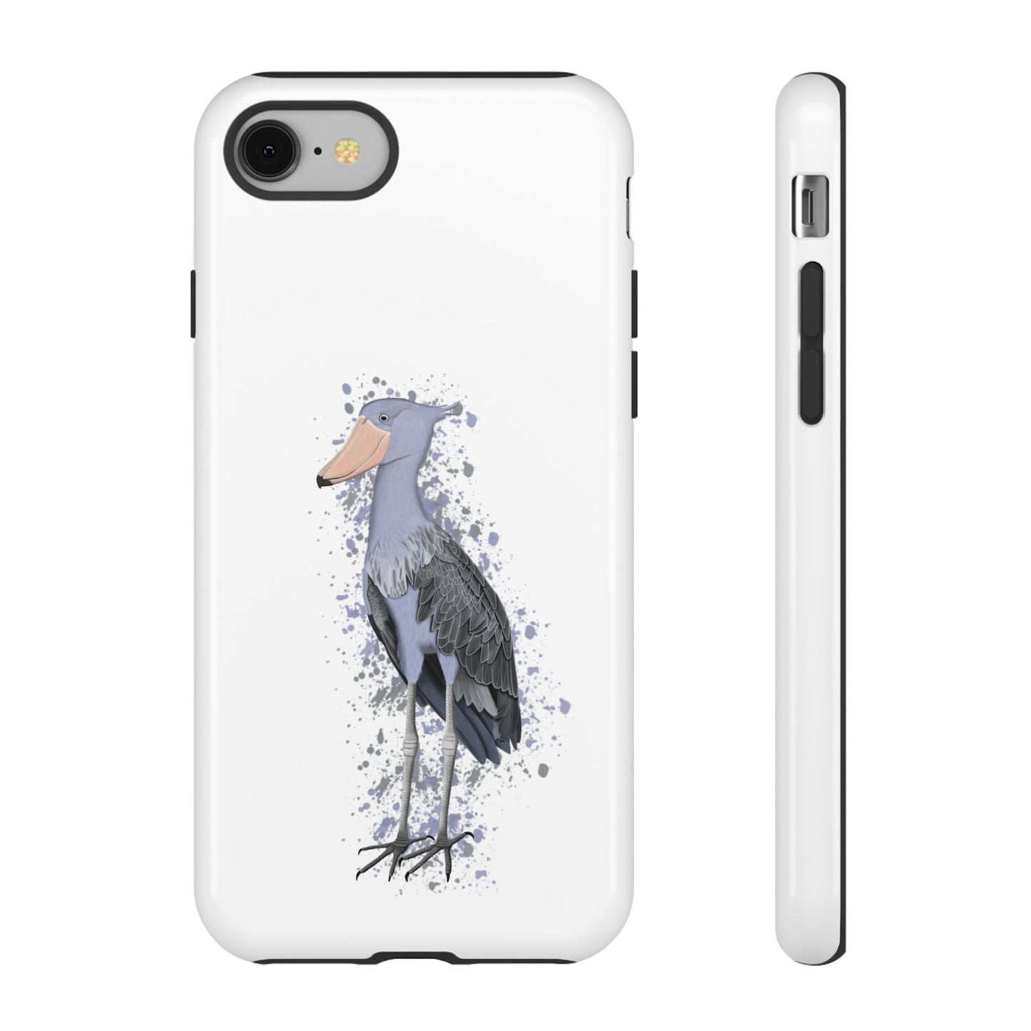 Schuhschnabel Vogel iPhone & Google Pixel Vogelmotiv Handyhülle Weiß