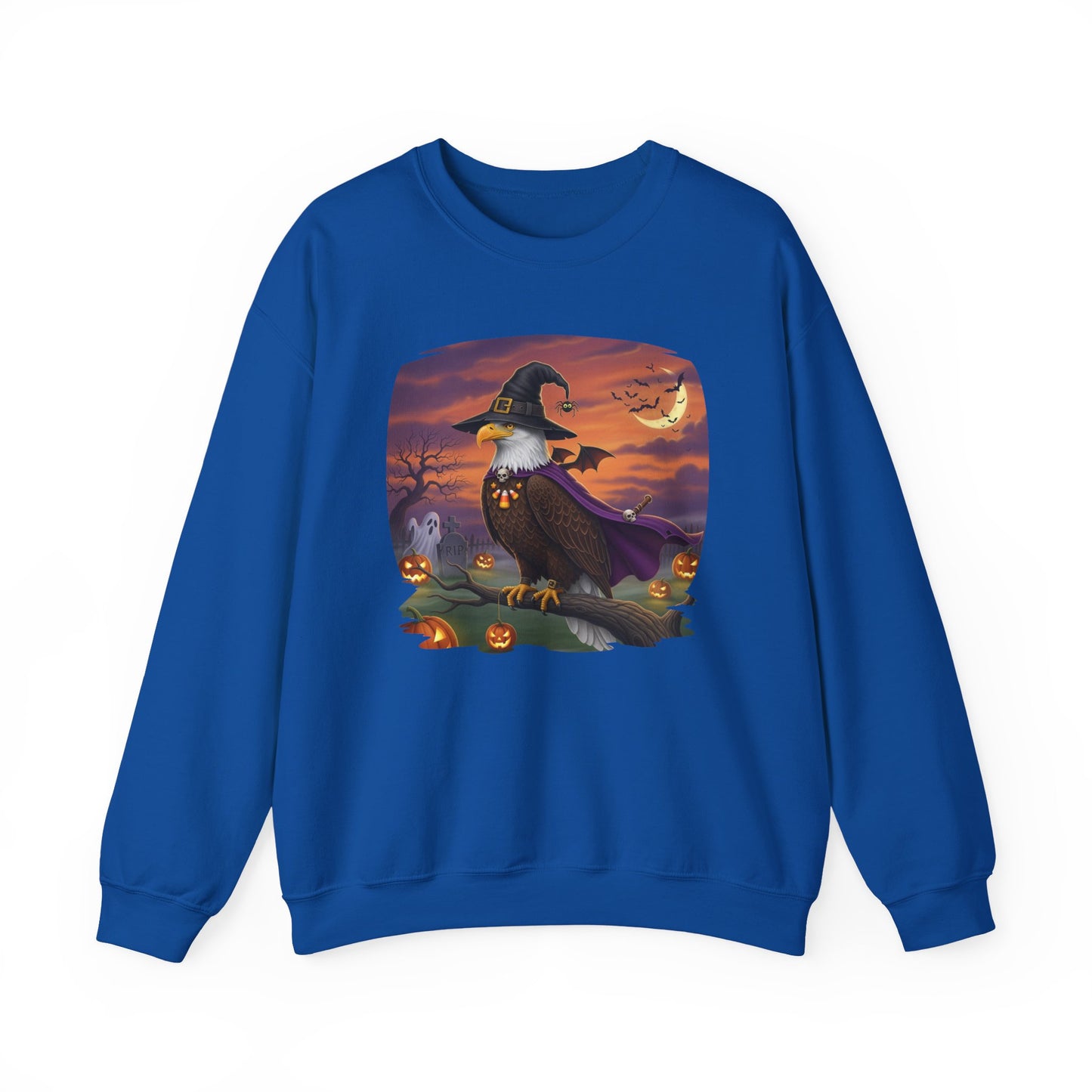 Bald Eagle Halloween Bird Sweatshirt - Spooky Halloween Costume for Bird Lovers