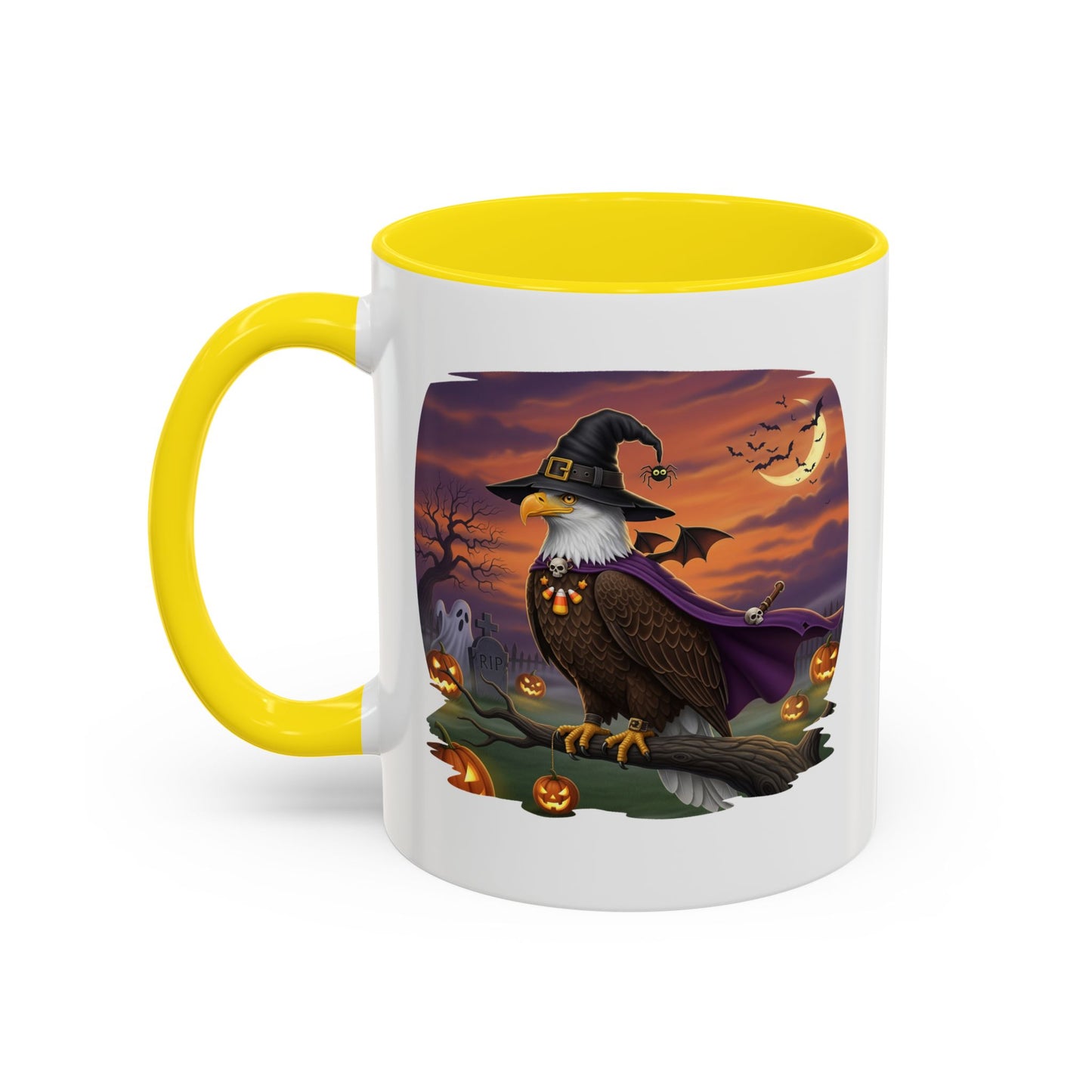 Bald Eagle Halloween Bird Mug - Halloween Coffee Mug for Bird Lovers
