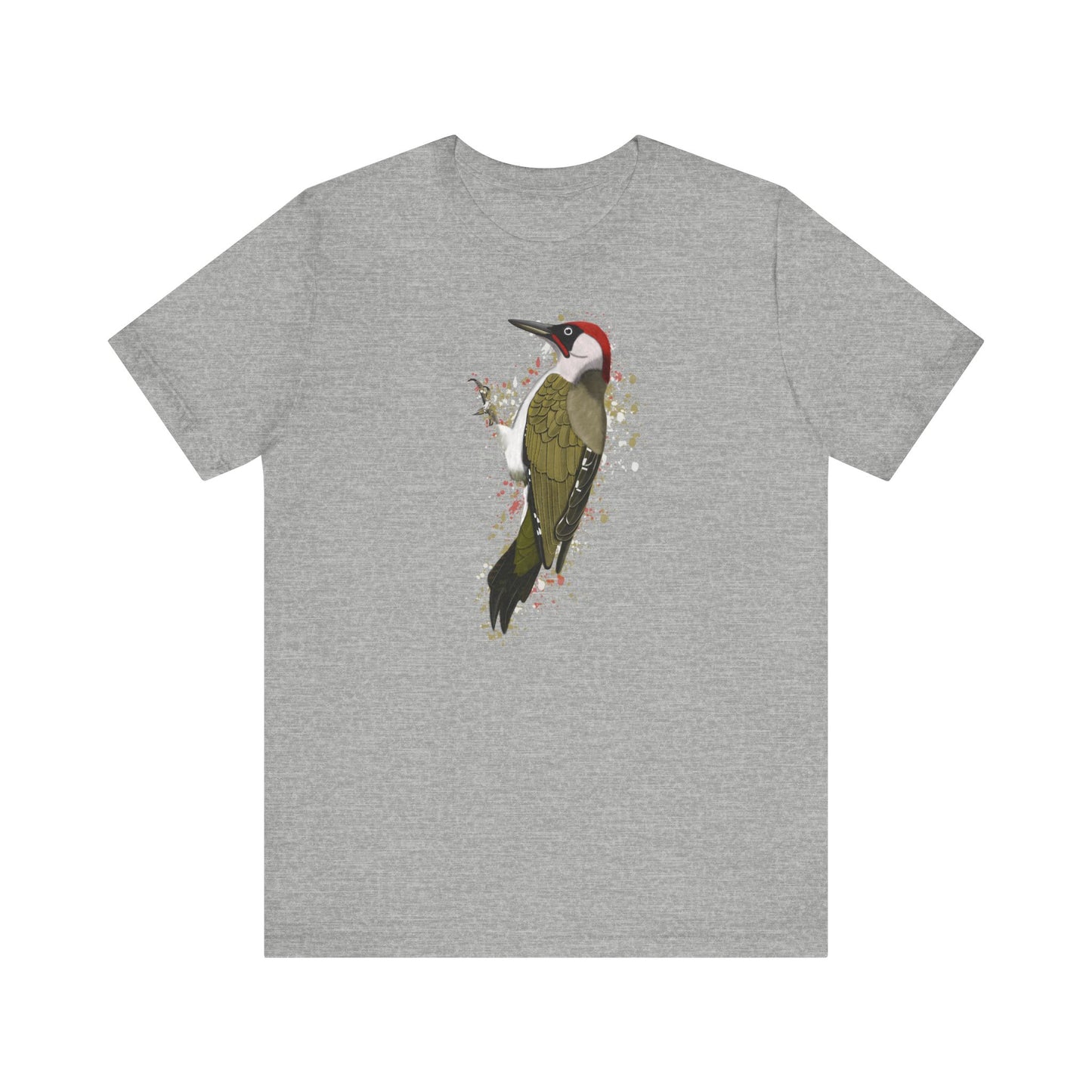 Grünspecht Vogel T-Shirt für Vogelfreunde