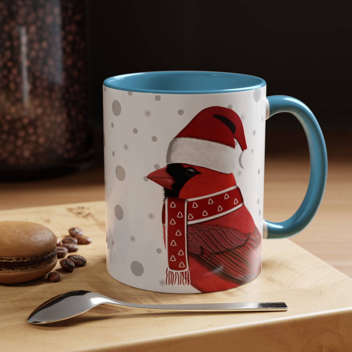 カーディナルクリスマスバードコーヒーマグ
