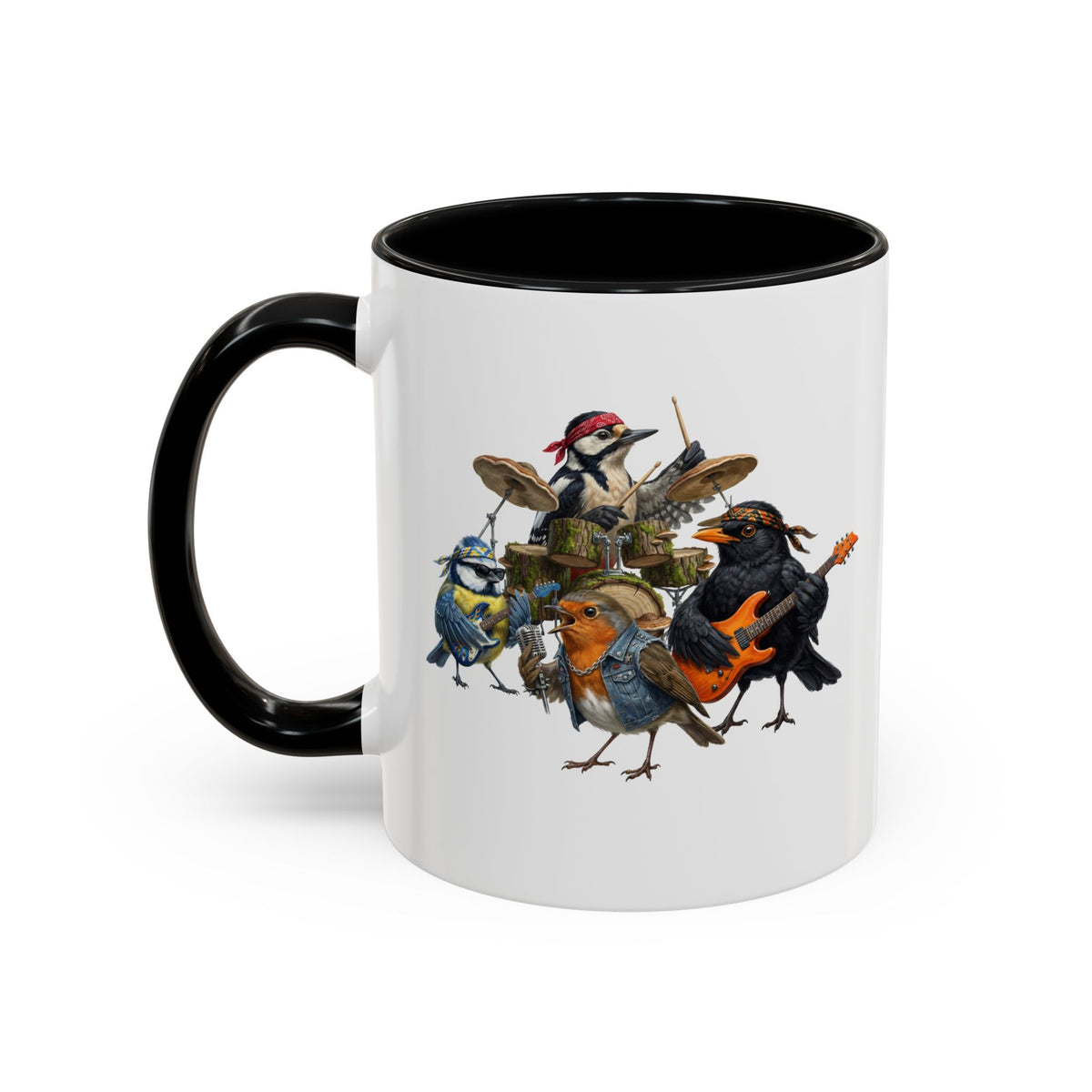 Die Gartenvögel Full Tasse in Black