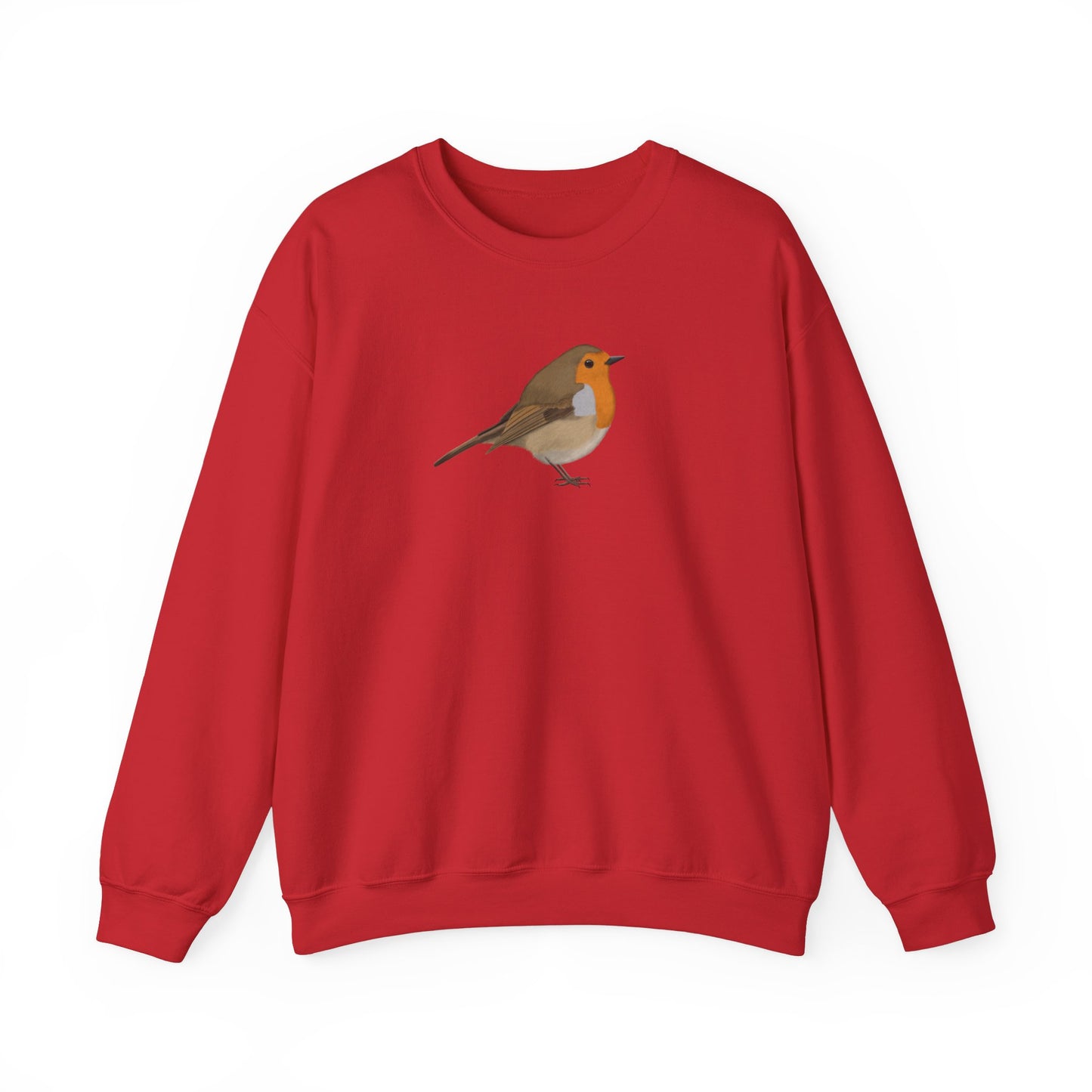 European Robin Bird Watcher Biologist Crewneck Sweatshirt – Crew neck,