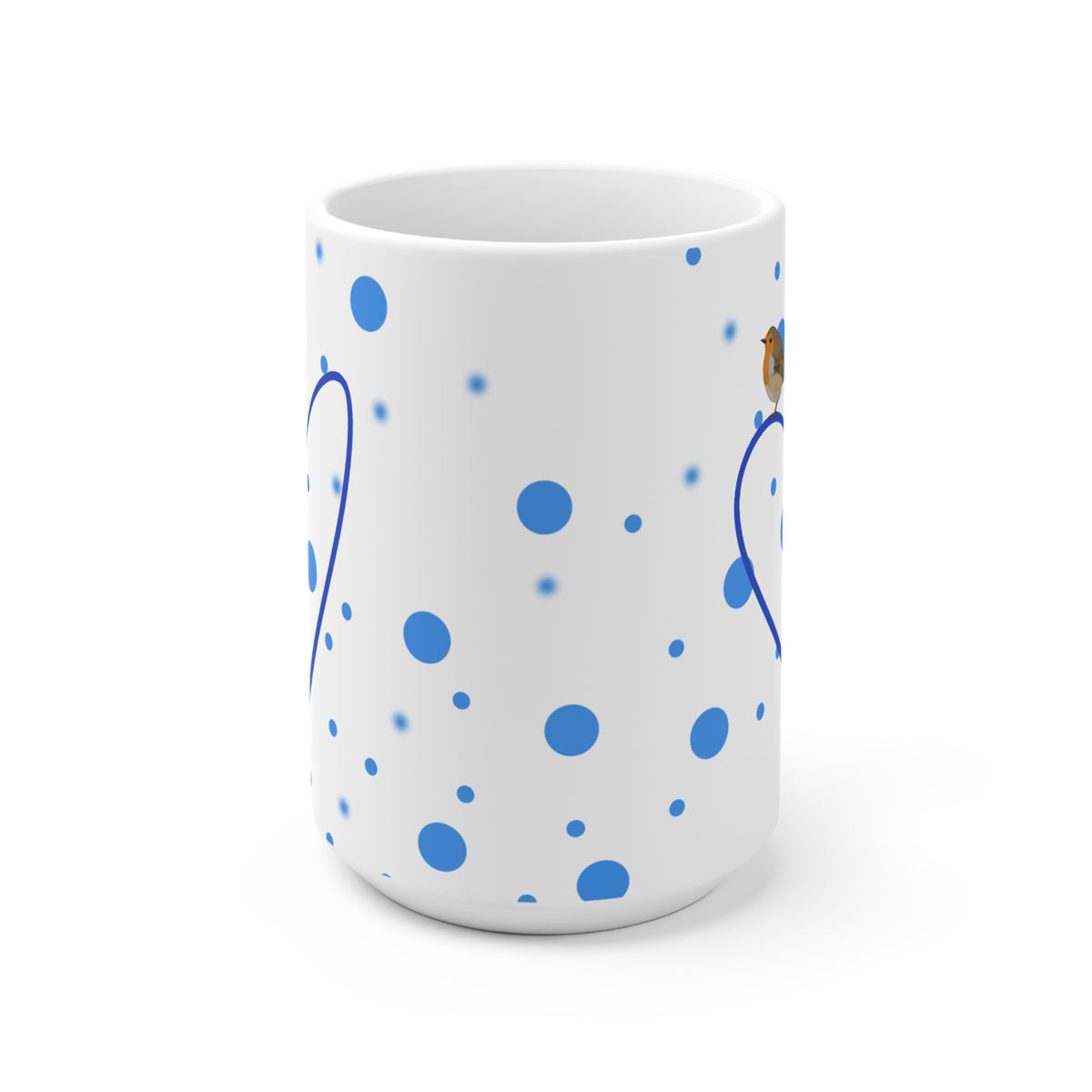 Rotkehlchen Tasse – 11 oz, 11oz