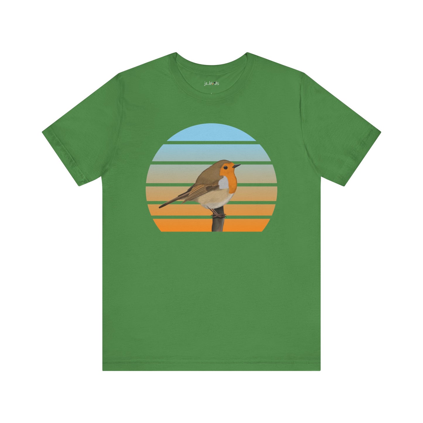 Robin T-Shirt on Cotton background