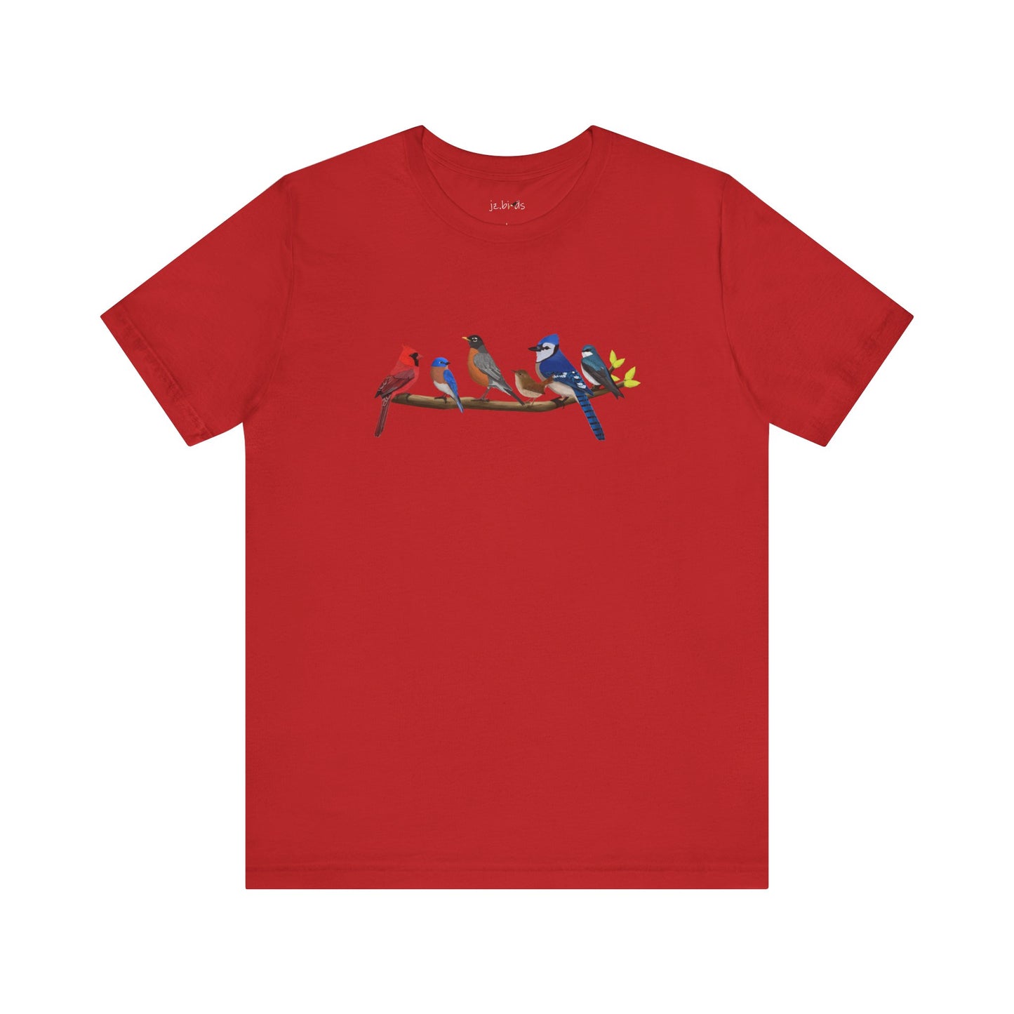 Birds on a Branch T-Shirt Bluebird Cardinal Blue Jay Bird Watcher Bird Lover