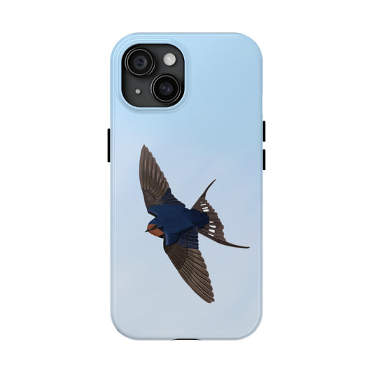 Barn Swallow Bird Art Tough Phone Case