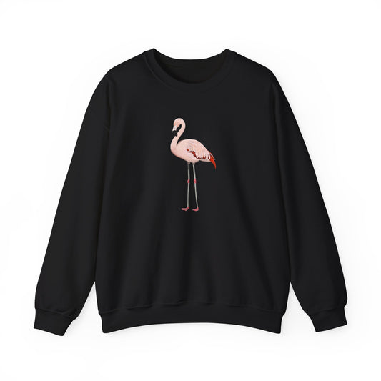 Flamingo Bird Watcher Biologist Crewneck Sweatshirt